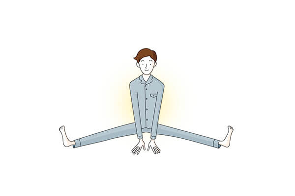 開脚ストレッチ